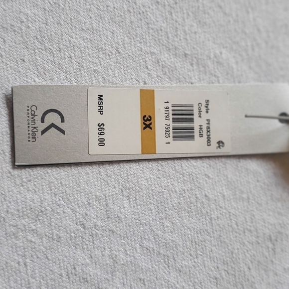 Calvin Klein Performance Black & Grey Logo Long Sleeve Sz. 3X Sweatshirt - Picture 11 of 13